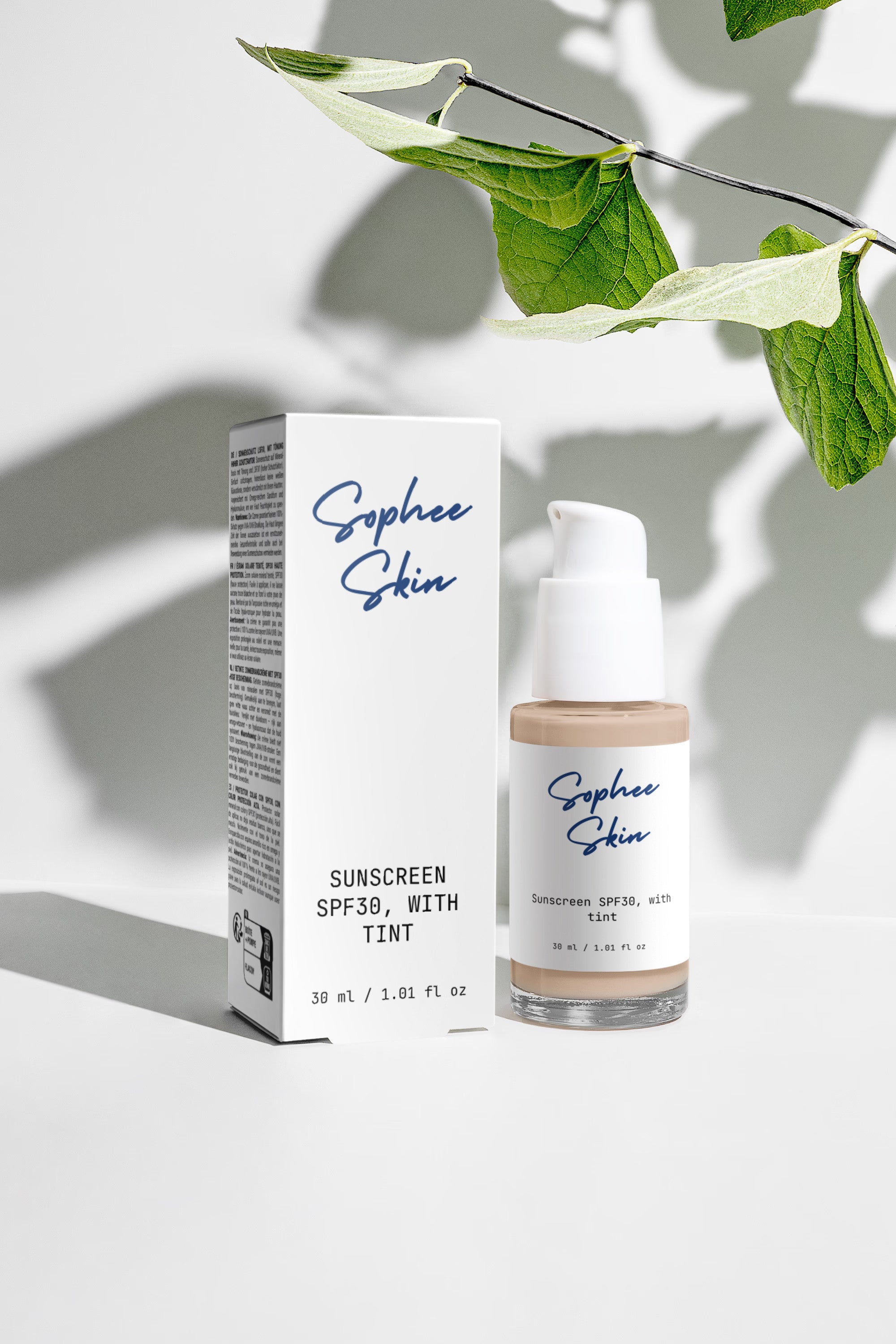 Sunscreen SPF30, with tint